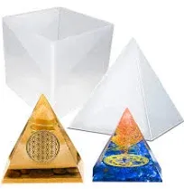 Large Silicone Pyramid Resin Mold for DIY Jewelry Casting Crafts Home Decor