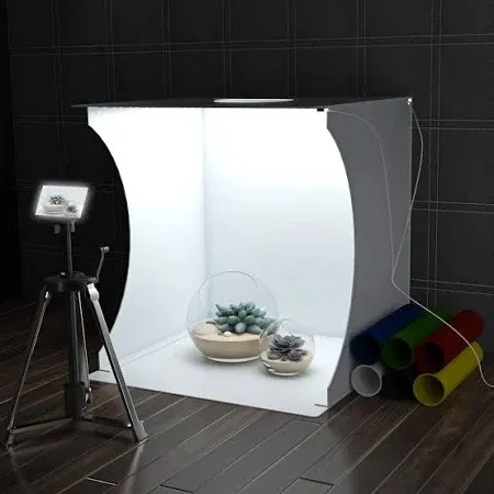 Photo Studio Box, Mini Photo Shooting Tent Kit, Foldable Photography Lighting...