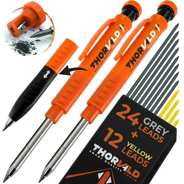 Thorvald Carpenter Pencils Set for Construction