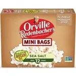 Orville Redenbacher&#039;s Avocado Oil Sea Salt Microwave Popcorn 12 Mini Bags 1.2oz