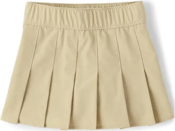 Girls Uniform Quick Dry Pleated Skort - Blue