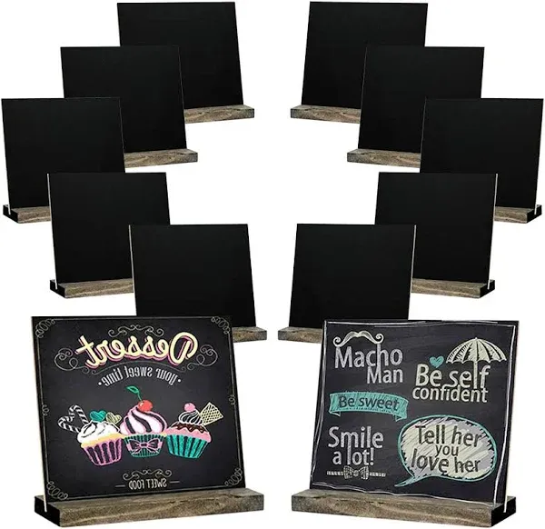 SmartUlife Mini Chalkboard Signs