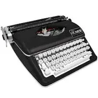 Timeless Manual Typewriter, Blue