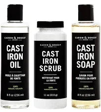 CARON & DOUCET Cast Iron Ultimate Cleaning Bundle