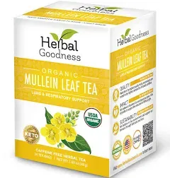 Herbal Goodness Mullein Leaf Tea Organic