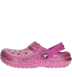 Crocs Kids Classic Lined Glitter Clog