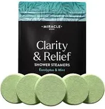 Aromatherapy Shower Steamers - 15 Tablets Eucalyptus and Mint Shower Bombs