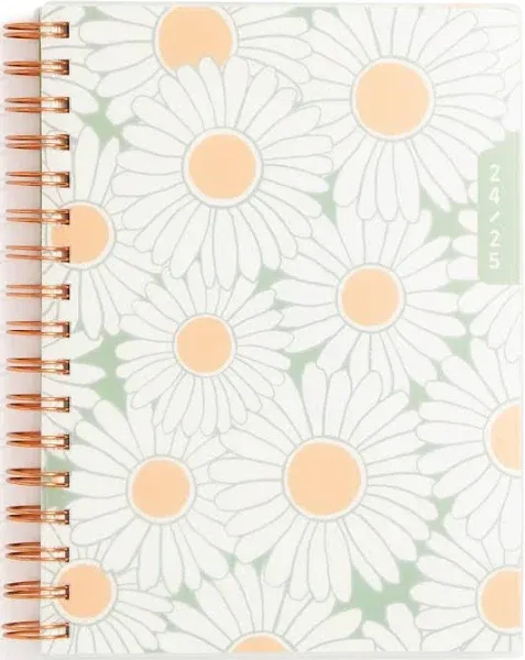 WAAV 2024-2025 Academic Year Weekly/Monthly Planner, 5.8” x 8.6”, Daisy Flexible Cover, Wirebound, Michelle (150635)