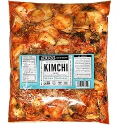 Lucky Foods Seoul Vegan Kimchi, (28oz / 1.75 lbs), Authentic Korean Premium Fermented Napa Cabbage Kimchi, (VEGAN,ORGINAL, Made in USA) (Pack of 1)