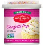 Miss Jones Baking Co. Frosting, Confetti Pop - 11.98 oz