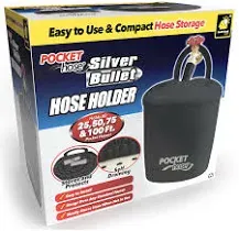 Original Pocket Hose Holder, As Seen On TV Waterproof, Self-draining Outside Storage for Pocket Hose Expandable Garden Hoses