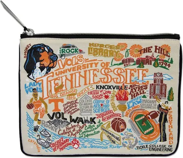 CATSTUDIO UNC Collegiate Zip Pouch