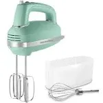 Hamilton Beach 5 Speed Hand Mixer with SmartBoost Technology, Mint, Size: Blue