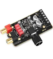 12V Amplifier Board, Drok 15W+15W 2.0 Dual Channel Audio Amplifier Board Pam8620