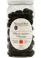 Nyonsolive Black Nyons Olives AOC 210g