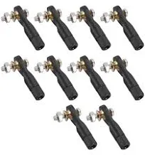 Uxcell 10Pcs M3 3.0xL29mm Lever Steering Linkage Tie Rod End Ball Head End with Screws and Nut for RC