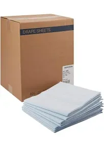 McKesson Disposable Stretcher Sheet, Blue, Case of 50, 18-929