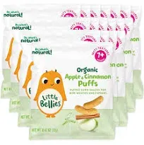 Baby Bellies 7+ Months Organic Apple & Cinnamon Puffs