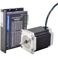 STEPPERONLINE 1 Axis Stepper CNC Kit 1.9Nm(269oz.in) Nema 23 Stepper Motor+ 1.0-4.2A 20-50VDC Stepper Driver DM542T