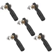 Uxcell 5Pcs M3 3.0xL29mm Lever Steering Linkage Tie Rod End Ball Head End with Screws and Nut for RC Robot