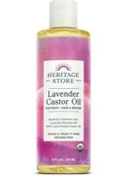 Heritage Store Castor Oil Lavender Organic