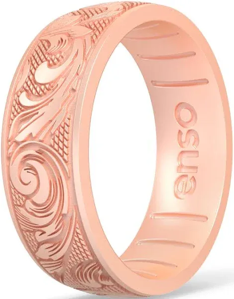 Enso Rings Signature Etched Silicone Rings