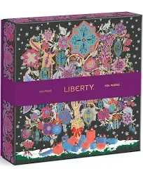 Galison Liberty Christmas Tree of Life 500 Piece Foil Puzzle