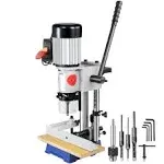 VEVOR Woodworking Mortise Machine, 3/4 HP 3400RPM Powermatic Mortiser With Chise