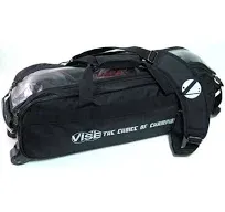 Vise 3 Ball Clear Top Roller/Tote Black