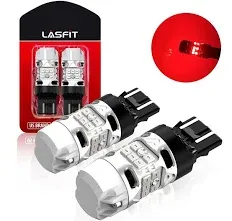 LASFIT T3 7440 7443 LED Bulb Brake Tail RED 7444 Light CANBUS Error Free New