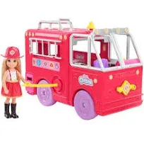 Barbie Chelsea Fire Truck Playset Toy