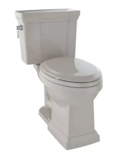 Toto Promenade II Elongated 1.28 GPF Two-Piece Toilet with CEFIONTECT CST404CEF