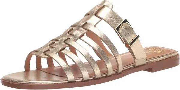 Vince Camuto Womens Lemenda Leather Slide Sandals