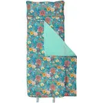 Stephen Joseph Turquoise Floral All Over Print Nap Mat