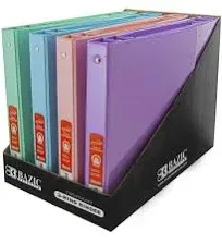 BAZIC 1" 3-Ring Binder