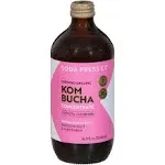 Soda Press Kombucha, Concentrate, Organic, Passionfruit & Mandarin - 16.9 fl oz