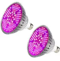 HighyDROLED Pack of 2 100W LED Plant Grow Light Bulb