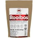 Rooibos Tea 1LB 16Oz 100% CERTIFIED Organic USDA seal | Red Rooibos Loose Lea...