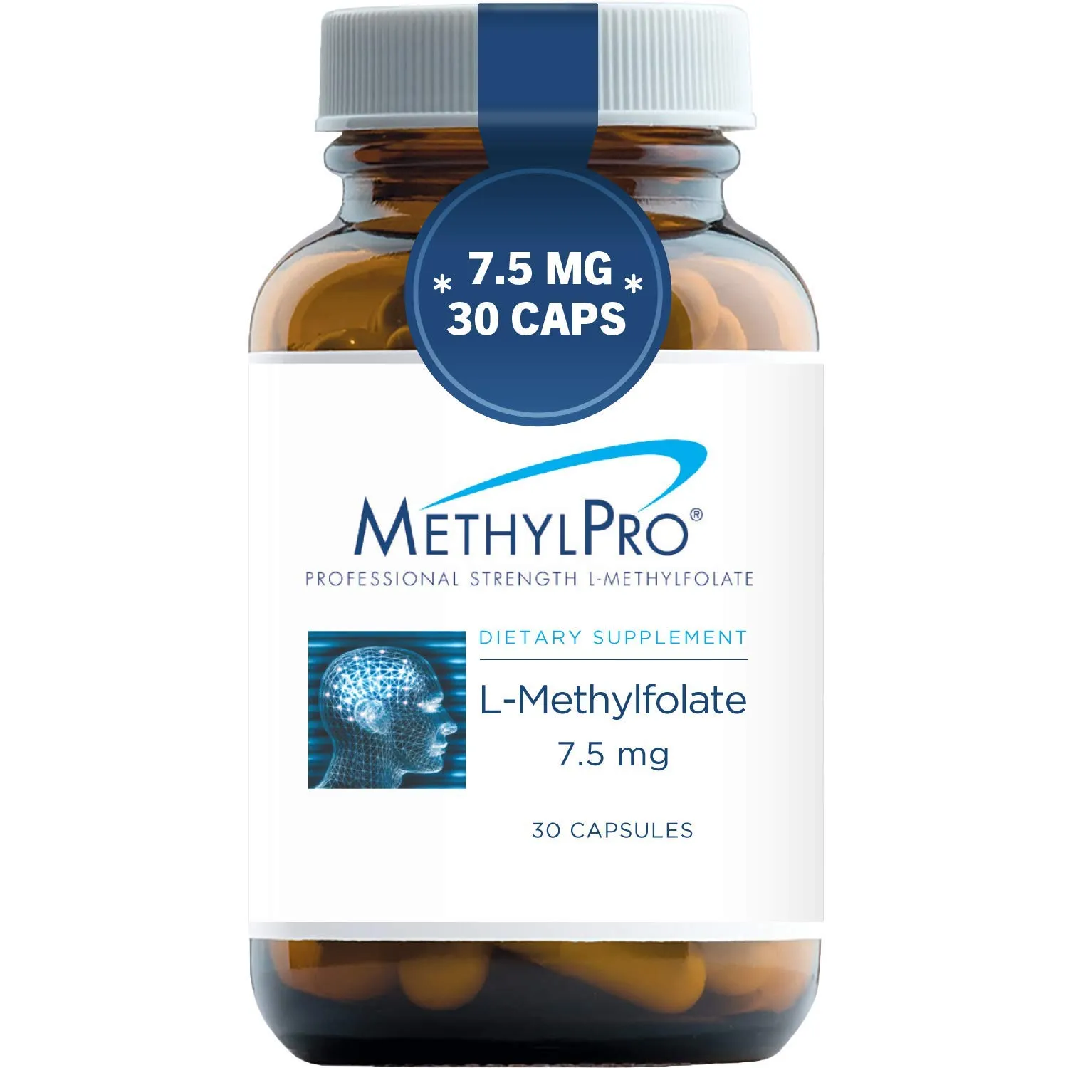 MethylPro L-Methyl Folate 7.5 mg 30 Capsules