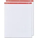 Universal Recycled Easel Pads Quadrille Rule 27 x 34 White 50-Sheet 2/Ctn