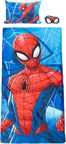 Jay Franco & Sons Marvel Spiderman 3 Piece Sleepover Set