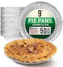 9&#034; Pie Pans Pack - Heavy Duty Standard-Sized 9 Inch - Standard Size 10