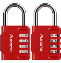 Light Duty Combination Lock 4-Digit Padlock Lot Safe Security Master Locker Door