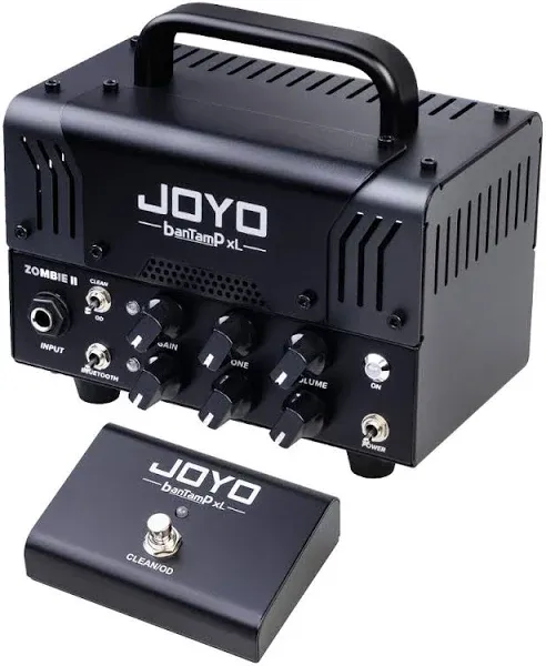 JOYO Zombie-II (Dual Rectifier) BanTamp XL Series Mini Amp Head 20 Watt Preamp 2 Channel Hybrid Tube Guitar Amplifier with Bluetooth