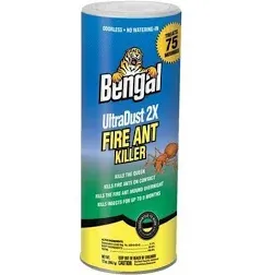 Bengal Fire Ant Dust, 12 oz. Shaker, Bengal UltraDust 2 Fire Ant and Insecticide