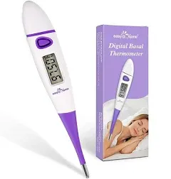 Ovulation Tracker Digital Basal Thermometer: Easy@Home BBT Thermometer for Fertility Prediction - Basal Body Thermometer for Accurate Temperature Mon