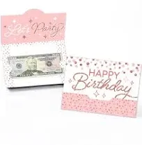 Big Dot of Happiness Birthday Party Money and Gift Card Holders