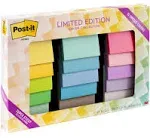 Post-it Sticky Notes, Limited Edition Color box selection Collection