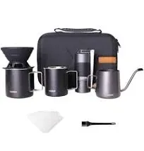 Vandroop Pour Over Coffee Maker Set All in 1 Portable Set