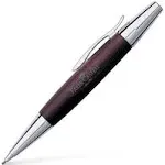 Faber-Castell e-motion Wood &amp; Polished Chrome Dark Brown Mechanical Pencil 1